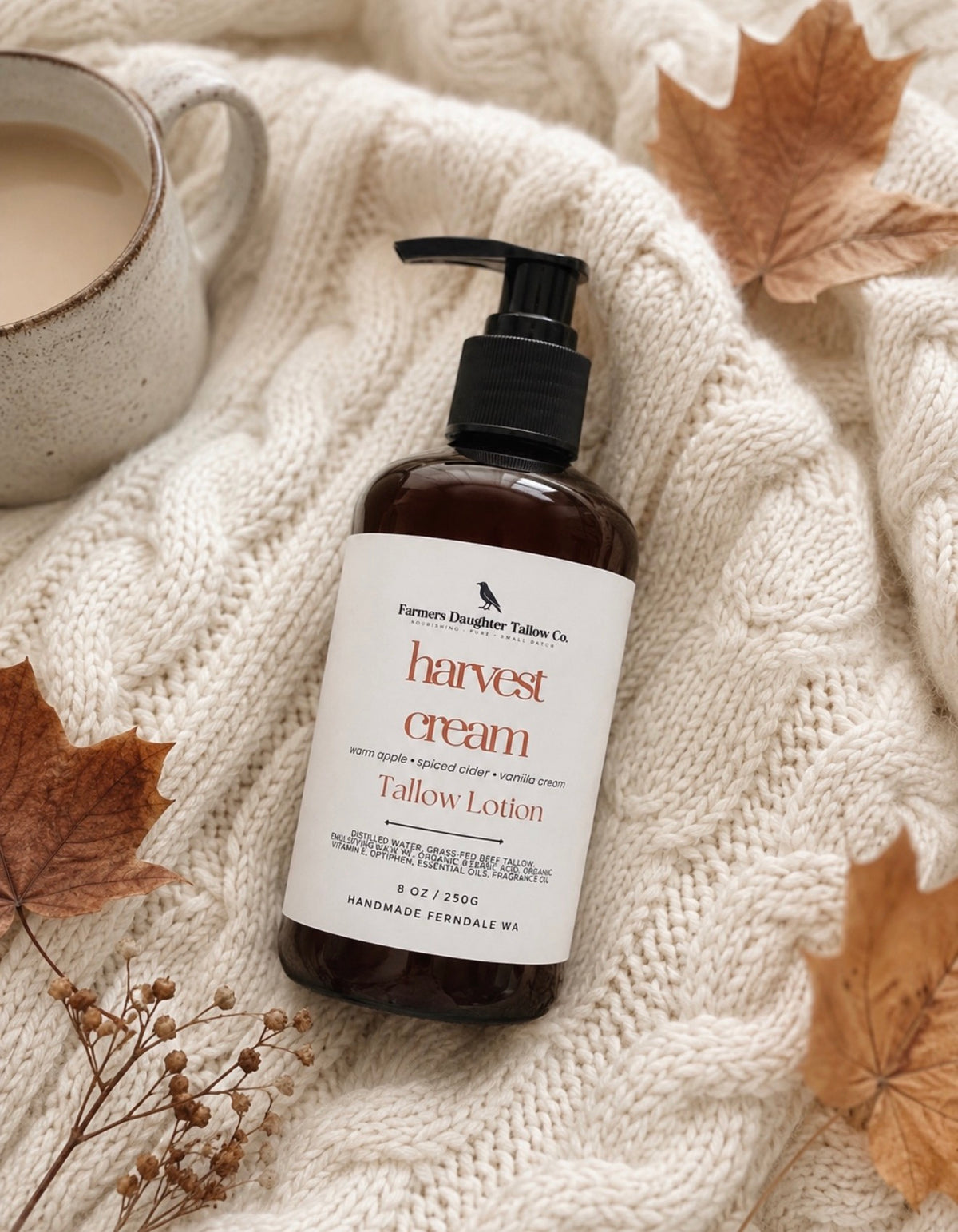 Harvest Cream Tallow Lotion