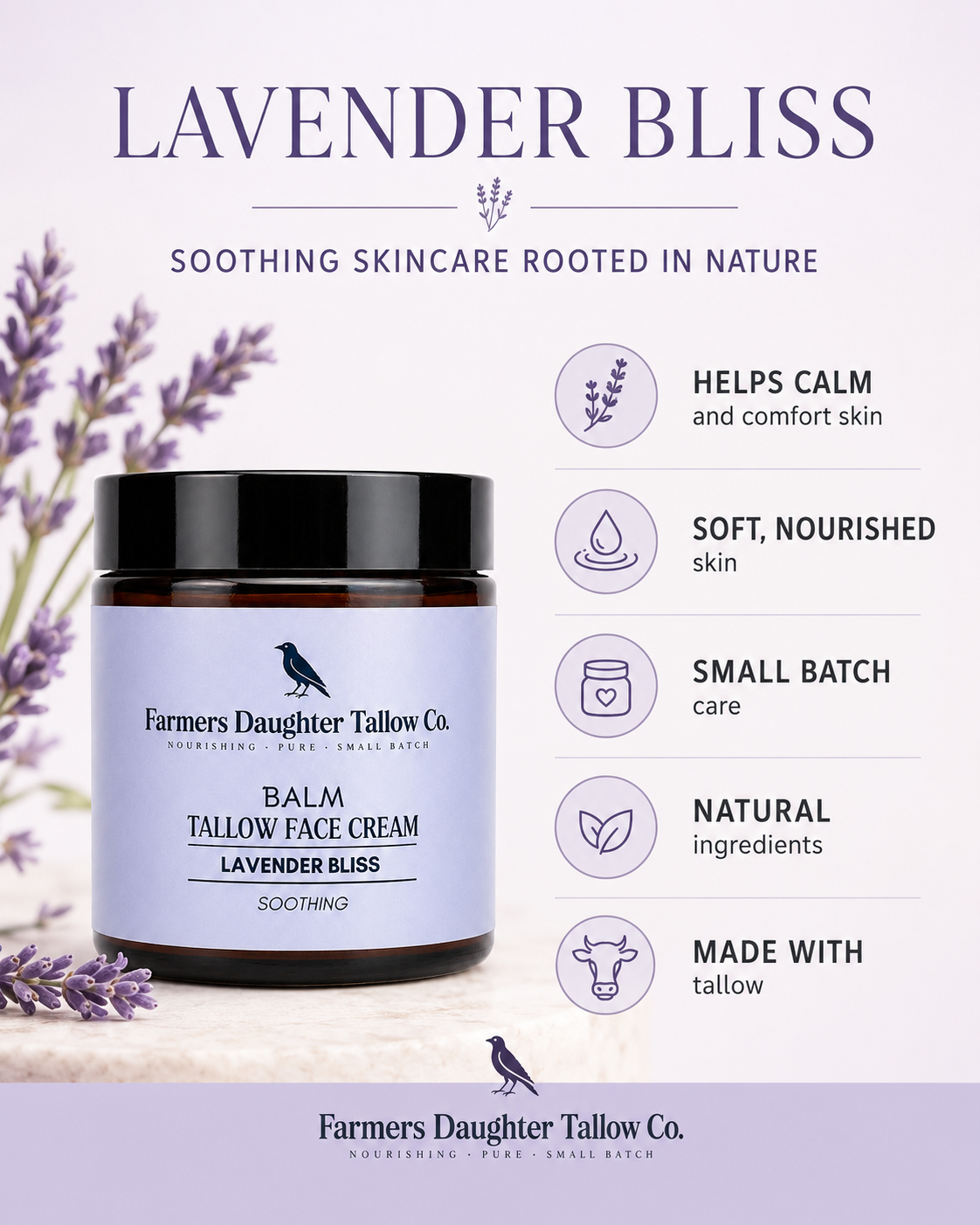 Lavender Bliss Tallow Balm
