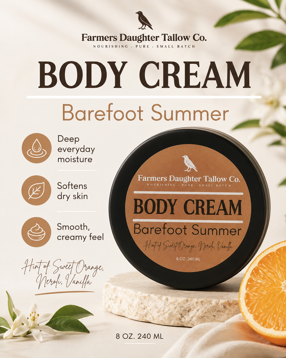 Tallow Body Cream