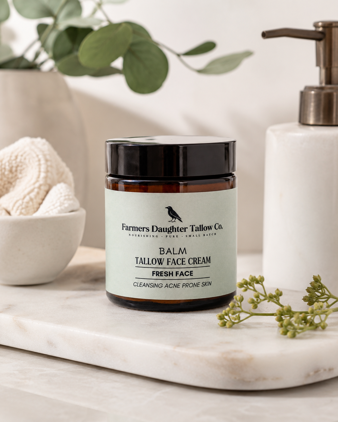 Fresh Face Tallow Balm ~ Cleansing & Acne Prone Skin