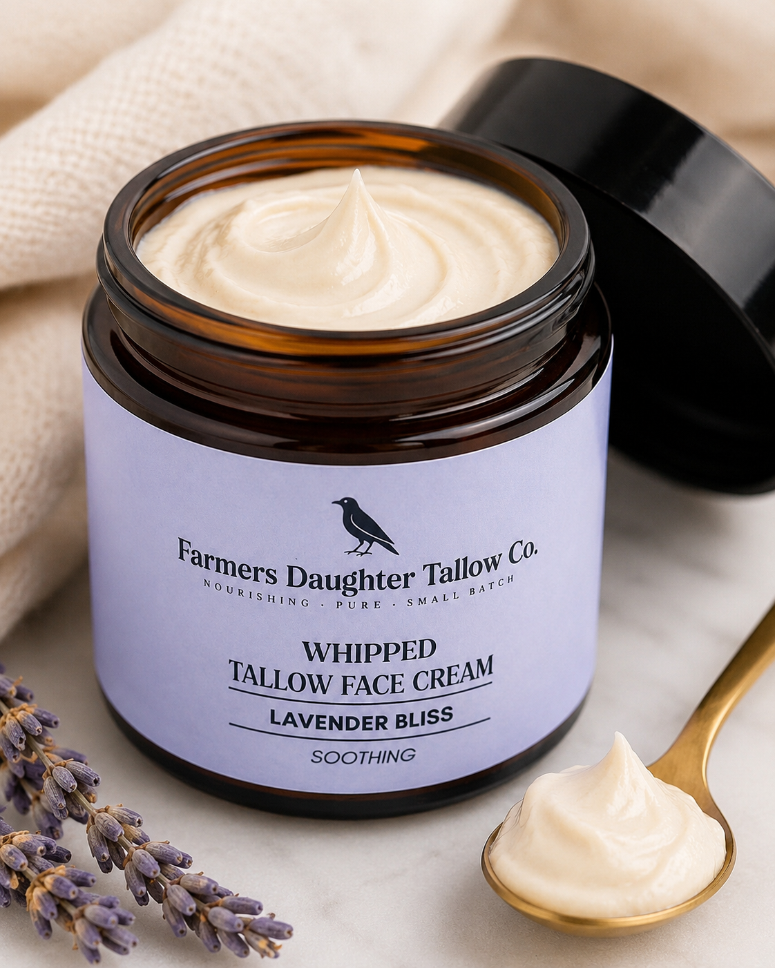 Lavender Bliss Whipped Tallow Body Cream