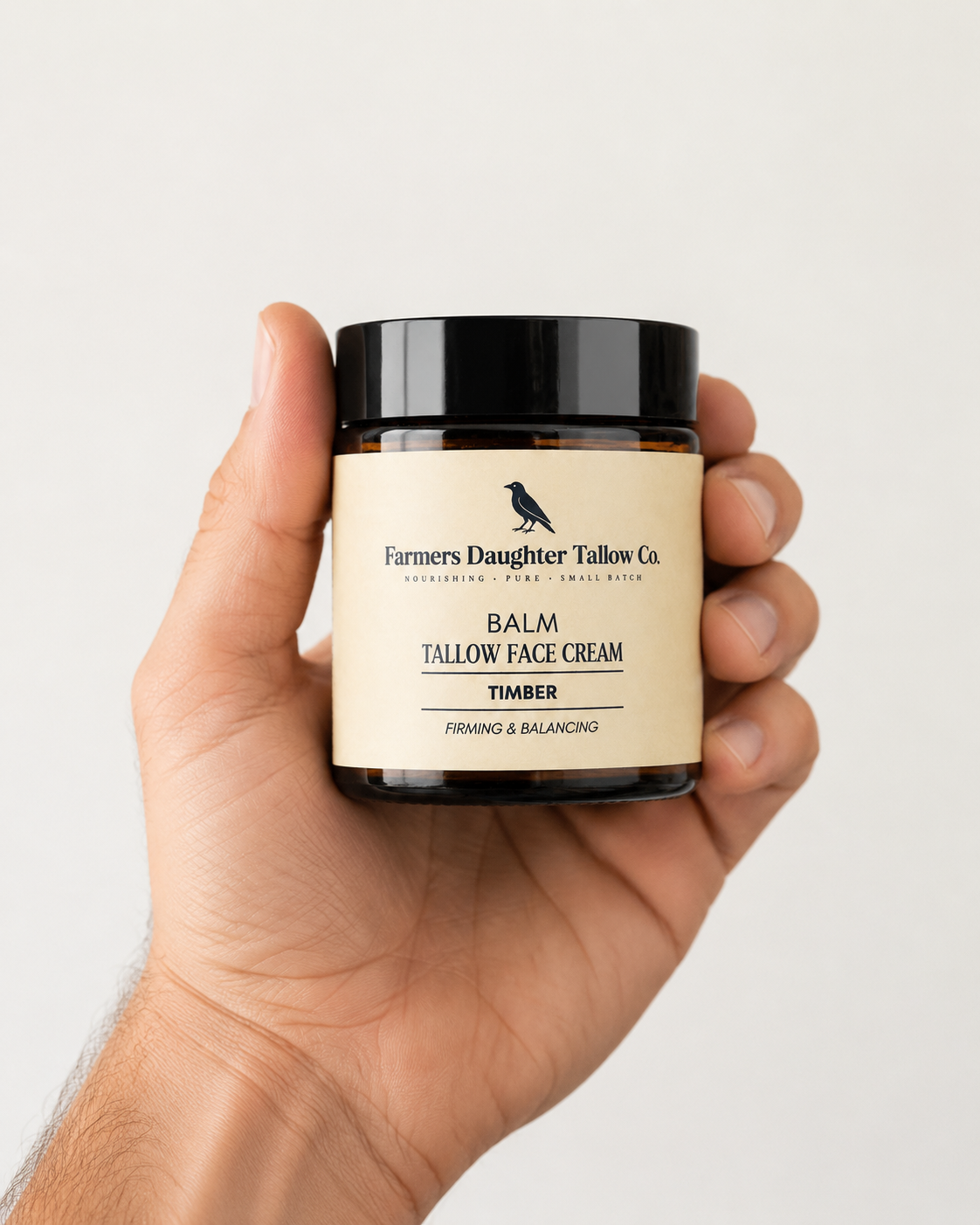 Timber Face Tallow Balm Moisturizer (Manley)