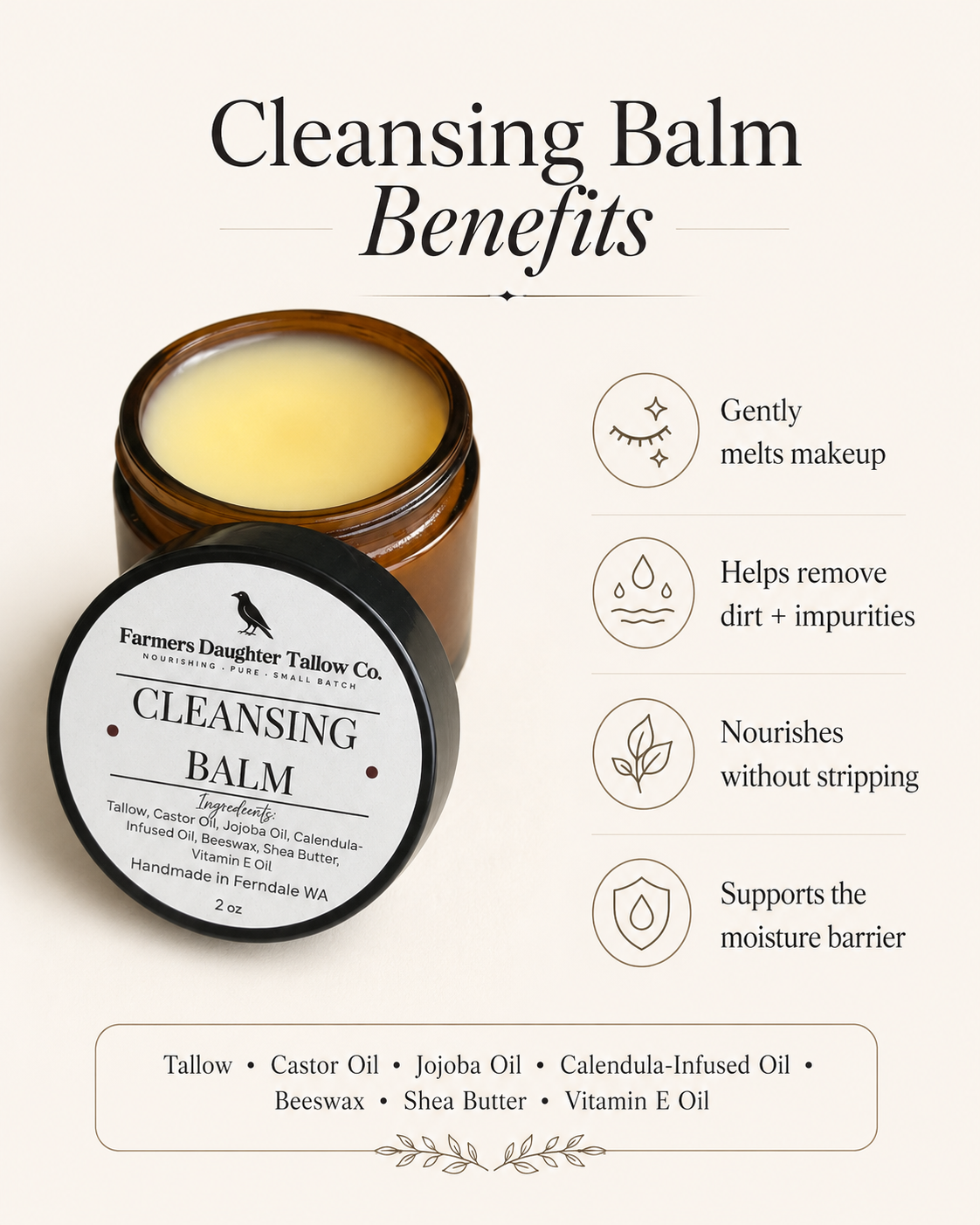 Cleansing Tallow Balm