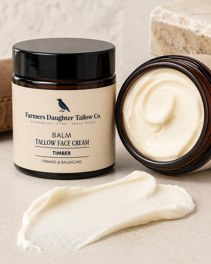 Timber Face Tallow Balm Moisturizer (Manley)