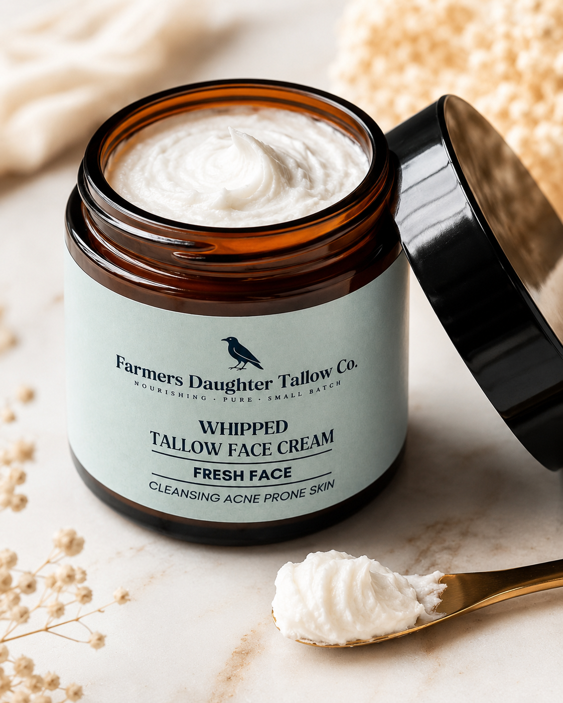 Fresh Face Whipped Tallow ~ Cleansing & Acne Prone Skin