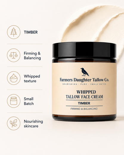 Timber Face Tallow Balm Moisturizer (Manley)