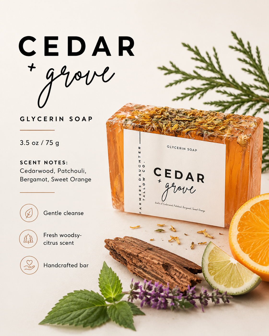 Shea Butter Soap Eucalyptus + Cotton