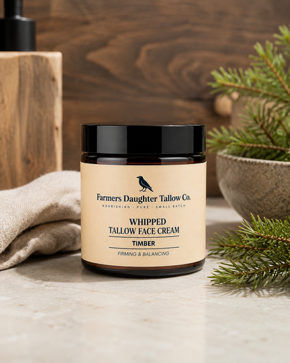 Timber Whipped Tallow Face Moisturizer (for Men)