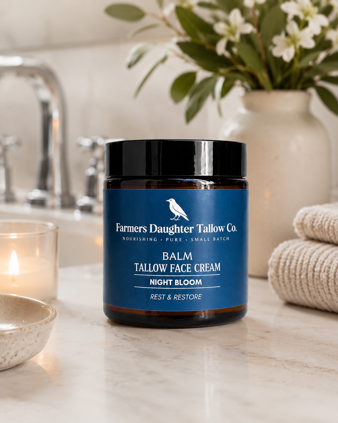 Night Bloom Tallow Balm Face Moisturizer