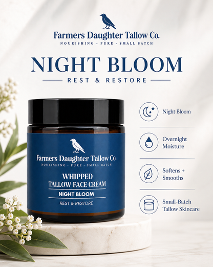 Night Bloom Whipped Tallow Face Cream