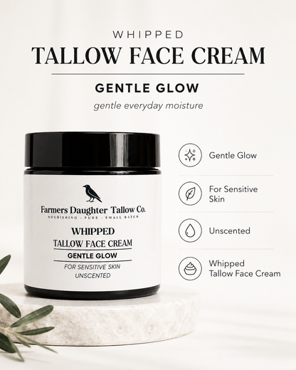 Gentle Glow Whipped Tallow Face Cream Unscented