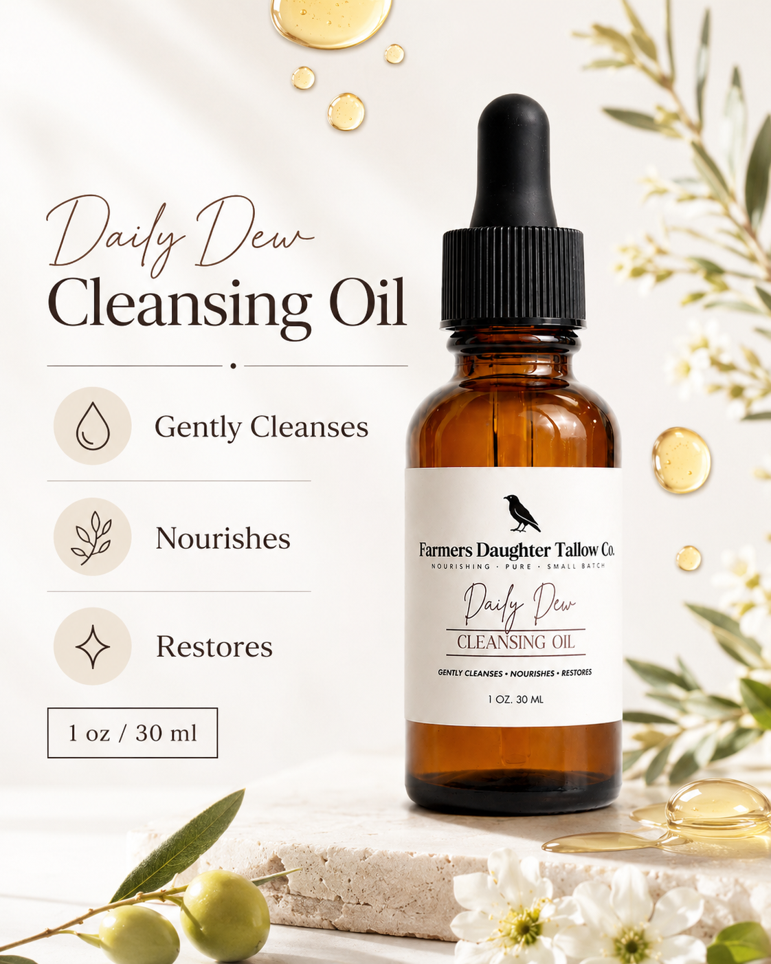 Daily Dew Face Cleansing Oil
