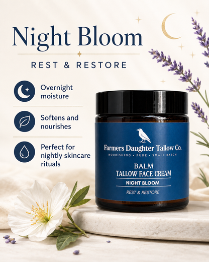 Night Bloom Tallow Balm Face Moisturizer