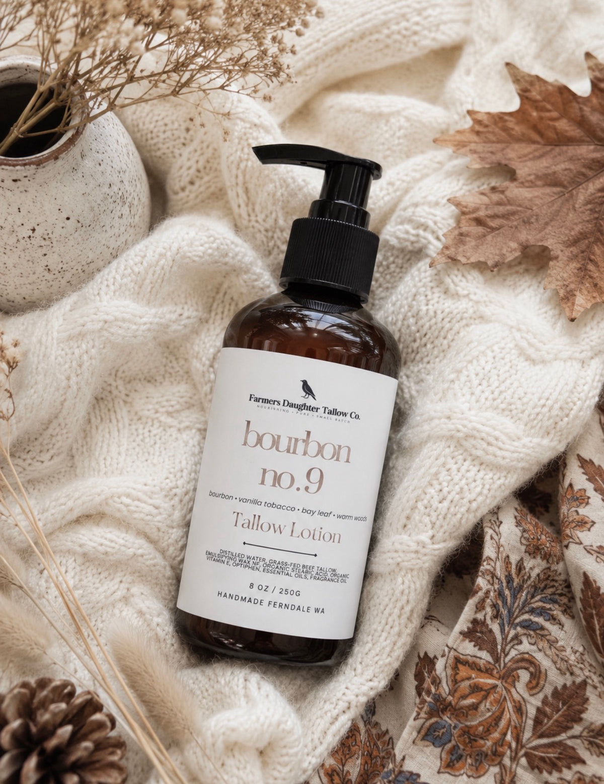 Bourbon No. 9 Tallow Lotion